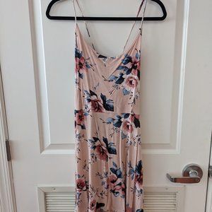 Baby pink floral sundress